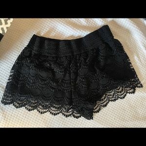 Lace shorts